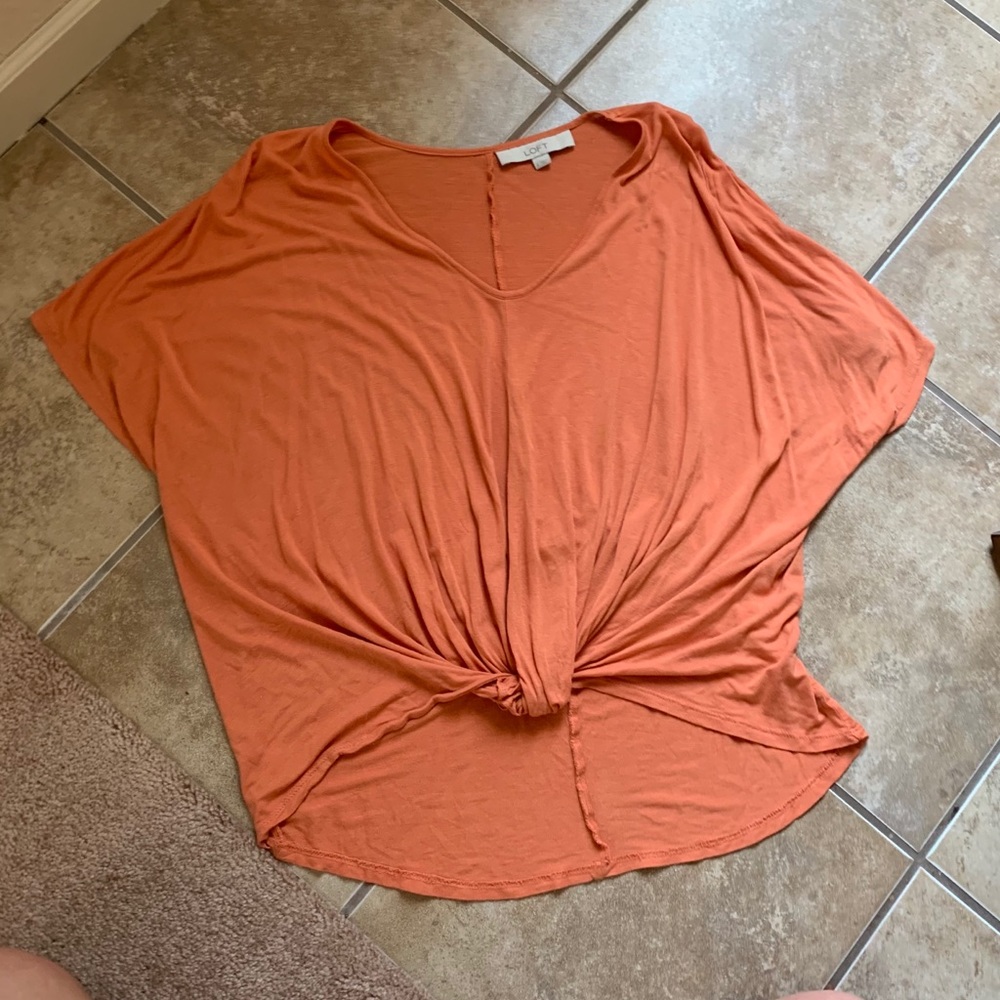 LOFT knotted top